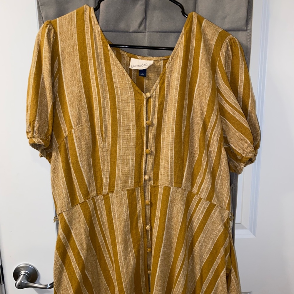 Midi button down dress